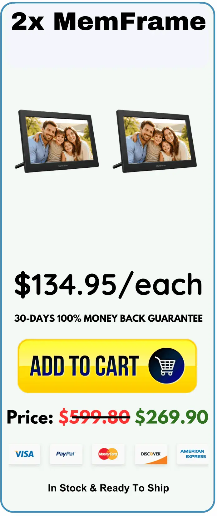 MemFrame offer price 